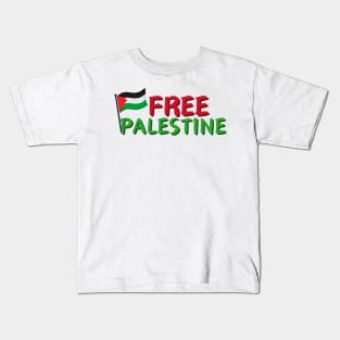 Free PALESTINE Kids T-Shirt